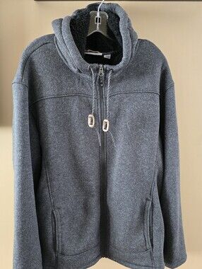 Men's Rugged Elements Fleece Hooded Jacket. XXL.